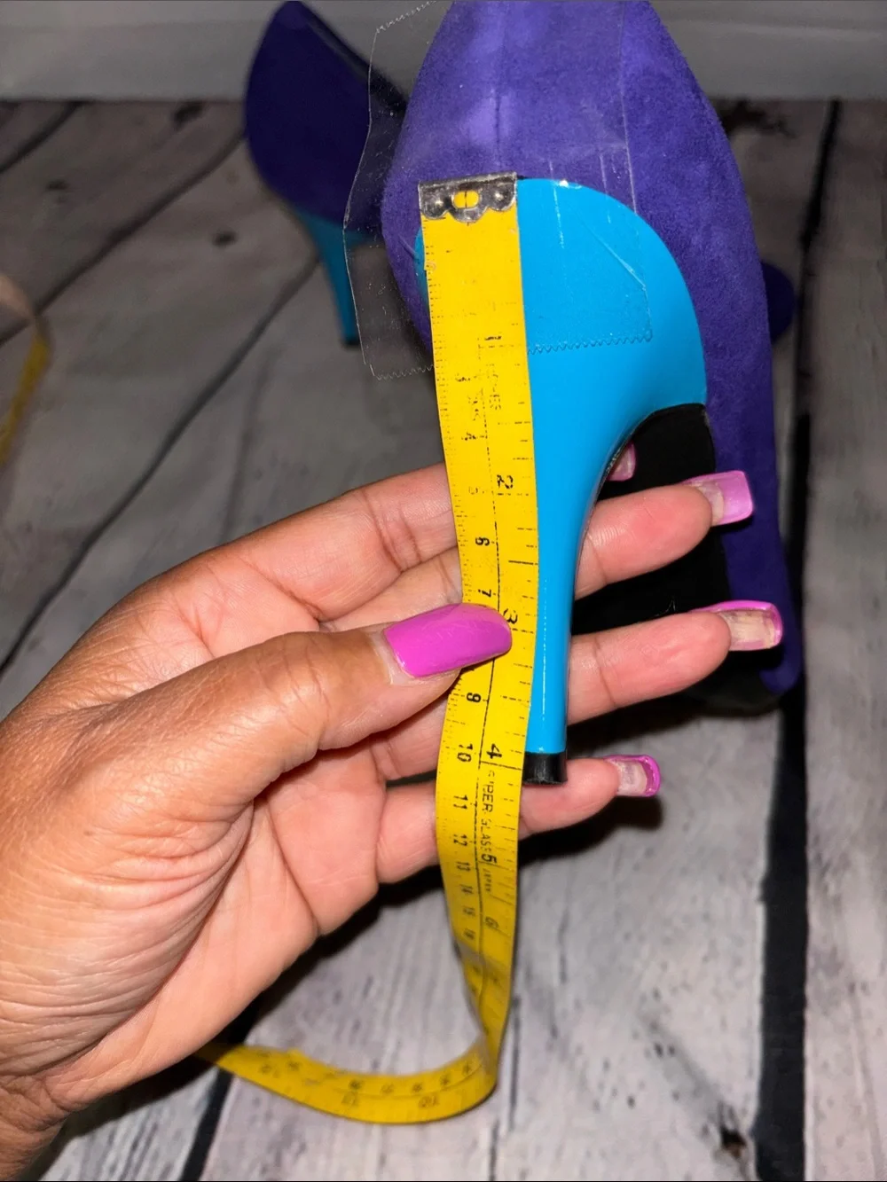 Jessica Simpson Purple Suede Round Toe Pumps